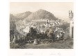 Karlovy Vary, Haun,  litografie, 1860