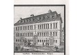 Praha Valdštejnský palác, litografie, 1846
