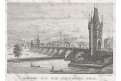 Praha Karluv most, Ryba, oceloryt, 1847