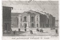 Praha Stavovské divadlo, Ryba, oceloryt, 1847