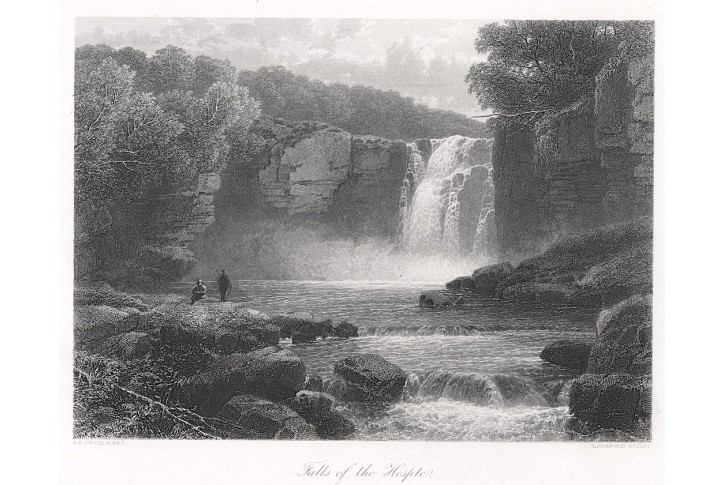 Hespte Fall, oceloryt, (1860)