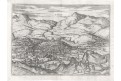 Loja - Loxa,  Braun Hogenberg.., mědiryt (1580)