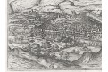 Loja - Loxa,  Braun Hogenberg.., mědiryt (1580)