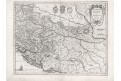 Blaeu : Sclavonia Croatia, mědiryt, (1640)