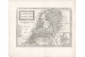 Netherlands, Moll, mědiryt, 1717