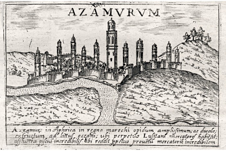 Azemmour, Lasor a Varea, mědiryt, 1713