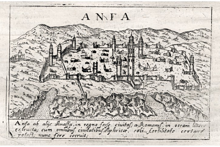 Anfa, Lasor a Varea, mědiryt, 1713
