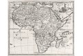 Cluver Ph. : Afrika, mědiryt, (1680)