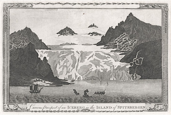 Špicberky,  Moore, mědiryt, 1785