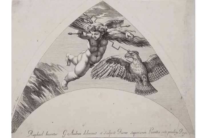 Rafael - Audran, I., mědiryt (1680)