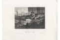 Lov na potkana, Meyer, oceloryt, (1840)