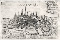 Poitiers, Lasor a Varea, mědiryt, 1713