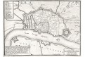 Antwerpen,, N. de Fer, mědiryt, 1705