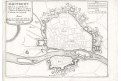 Maastricht, N. de Fer, mědiryt, 1705