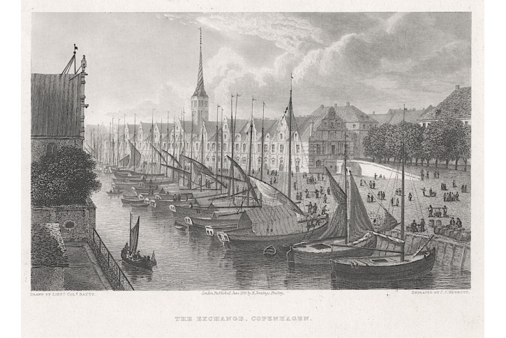 Copenhagen, Jennings, oceloryt, 1819