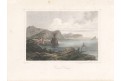 Petrovac na Moru, Lloyd, kolor. oceloryt, 1860