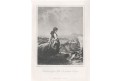 Žne sklizeň, Lloyd, oceloryt, (1860)