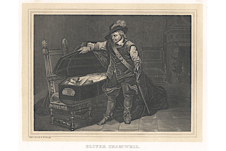 Oliver Cromwell oceloryt, (1860)
