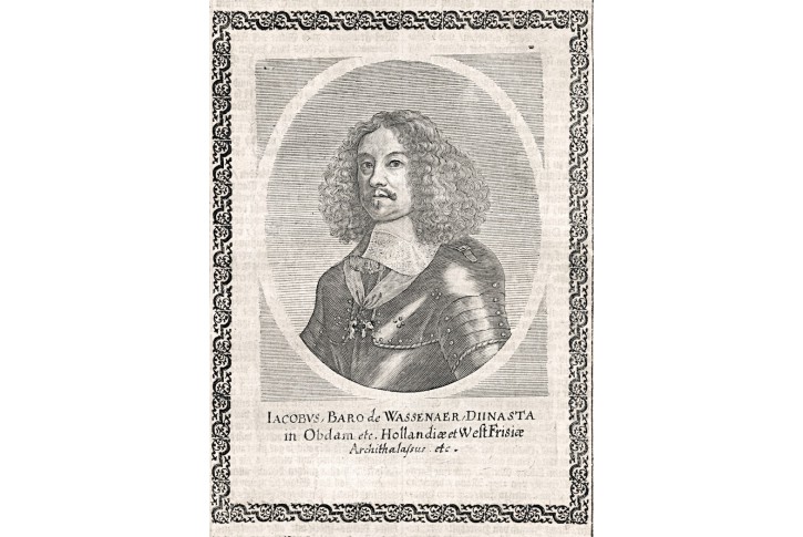 Wassenaer-Obdam, Jakob van, Merian,  mědiryt, 1667