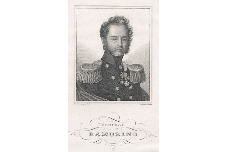 Ramorino generál, Meyer, oceloryt, (1860)