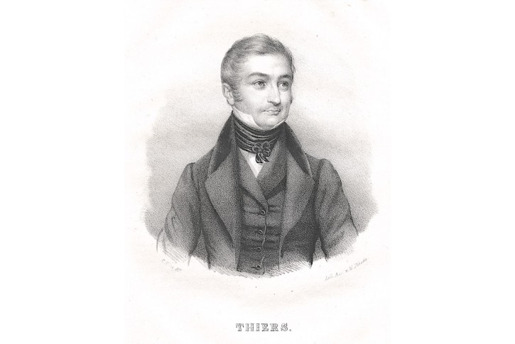 Thiers , litografie , (1840)