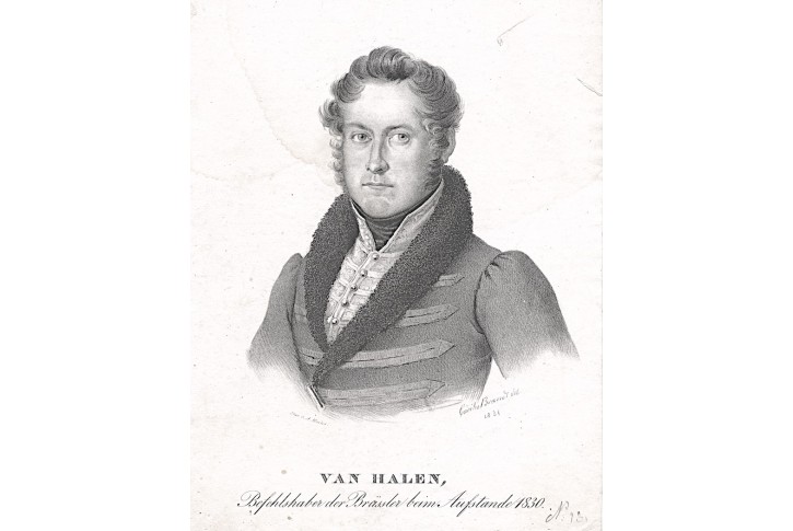 Van Halen, litografie, 1831