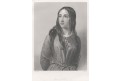 Jana z Arku Panna Orleánská, oceloryt, (1850)