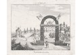 Holice, Jaroměř, Glasser, litografie, 1836