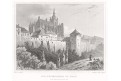 Praha sv. Víta II., Lange, oceloryt, 1841