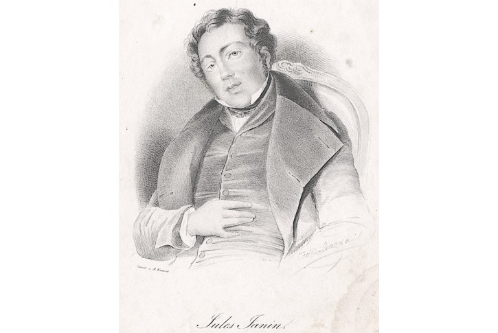 Janin Jules, litografie, (1840)