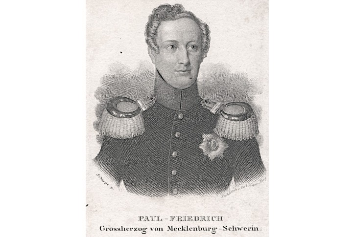 Paul Friedrich von Mecklemburg, oceloryt, (1840)