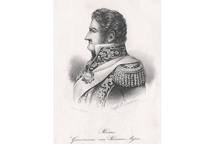 Rosar Guvernér, litografie, (1840)