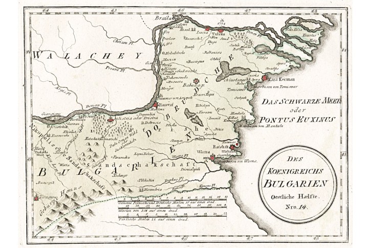 Reilly .: Bulgarien ost , mědiryt 1789