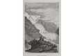 Rhone - Gletscher , Meyer, oceloryt, 1850