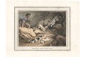 Ocelot lov, Orme, akvatinta, 1813