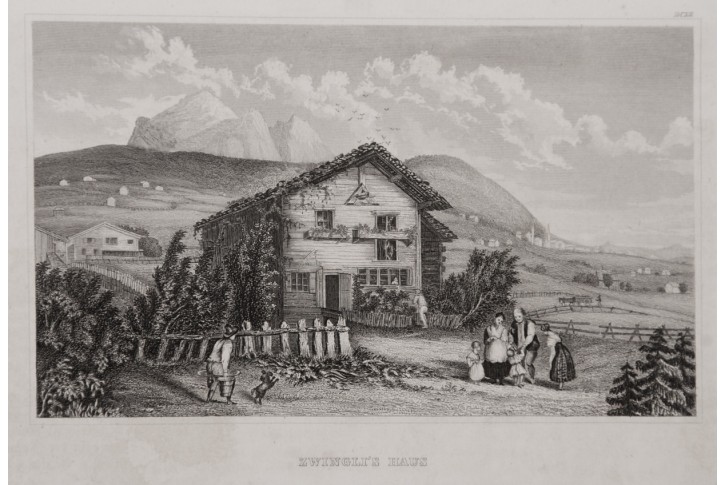 Zwiglis Haus, Meyer, oceloryt, 1850