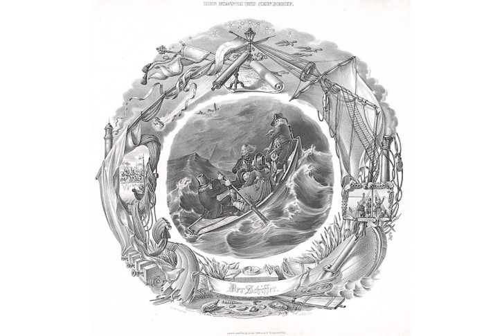 Lodník Námořník, Toma, litografie, 1841