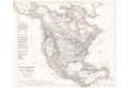 Nord Amerika II., Stein, kolor. oceloryt, 1847