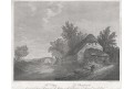 domek podle Molyna, mědiryt, (1780)