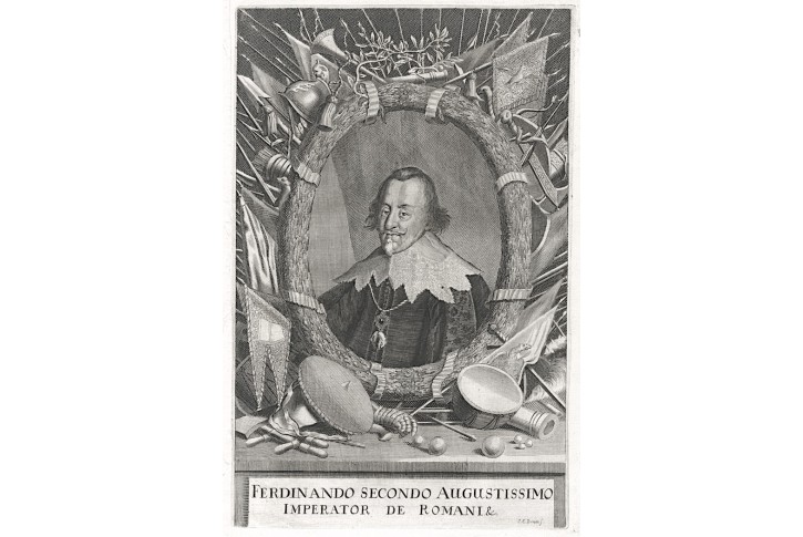 Ferdinand II, Prioratus, mědiryt, 1672