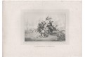 Boj o korouhev, Engelmann,  litografie , 1826