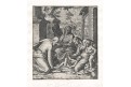 Cort Cornel.: Svatá rodina,  mědiryt, 1571