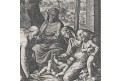 Cort Cornel.: Svatá rodina,  mědiryt, 1571