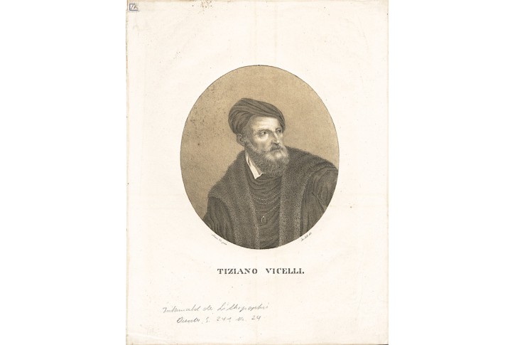 Selb Jos: Tizian, litografická inkunabule, 1817