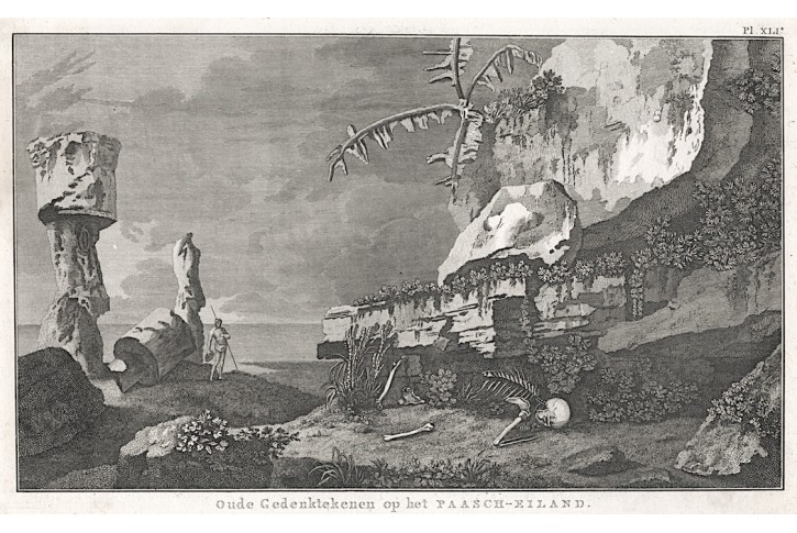 Velikonoční ostrov, mědiryt, 1795