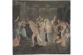 Prchající Myrha, Pichler, mezzotinta, 1797