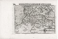 Rakousko , Bertius - Hondius, mědiryt, 1616