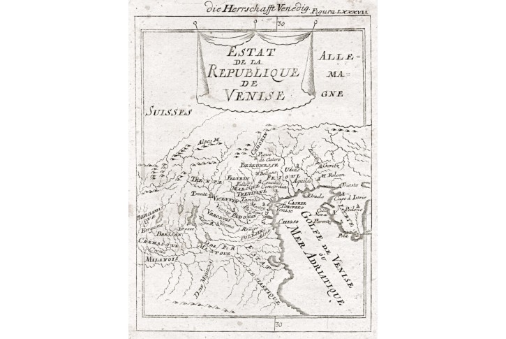 Veneto, Mallet, mědiryt, 1719