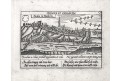 Znojmo, Meissner, mědiryt, 1678