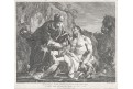Milosrdný samaritán, M. Pelli,  lept, (1750)